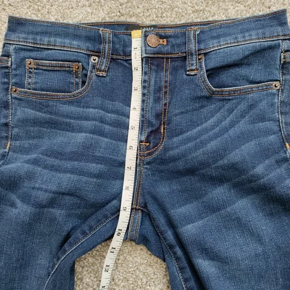 J. Crew Mid Rise Skinny Jeans in Rockaway Wash Size W27 L28 - Picture 10 of 12